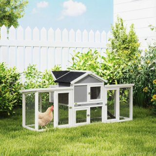 Gallinero Grande Madera Exterior 204x85x93