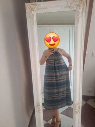 Vestido estampado de verano
