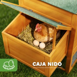 Gallinero Madera Grande 3-6 Gallinas