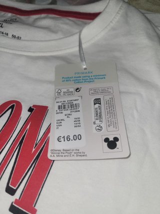 Pijama Winnie the Pooh Primark XL