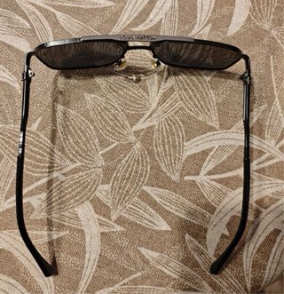 Occhiali da sole Louis Vuitton neri e argento