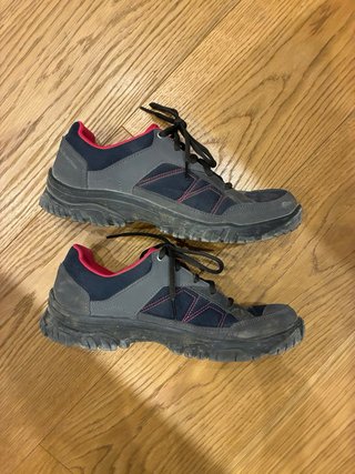 Scarpe trekking donna blu e rosa