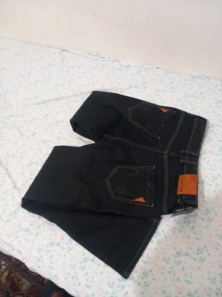 Jeans slim fit neri taglia XS