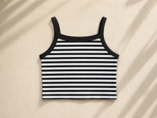 Top de rayas blanco y negro Primark S (Como nuevo)