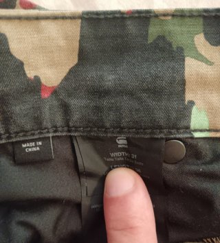 Pantaloncini G-Star RAW camouflage