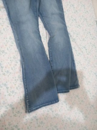 Jeans a zampa donna taglia L