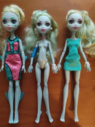 Lote 5 Muñecas Monster High