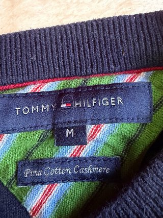 Jersey Tommy Hilfiger Pima Algodón Cachemira Rayas