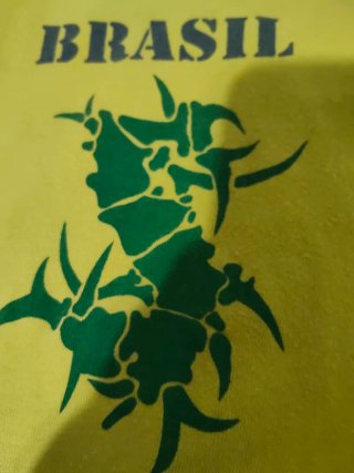 Camiseta Sepultura Brasil 10 Vintage