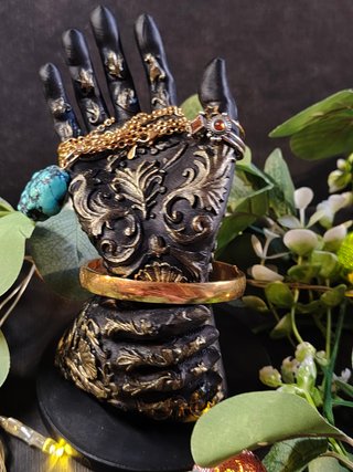 Supporto per gioielli a mano ornamentale 3D