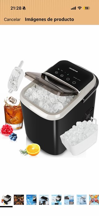 Máquina de Hielo Portátil 100 euros lo que valio