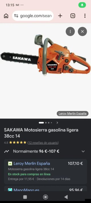2 Motosierras