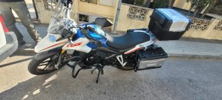Moto Adventure Negro/Plata