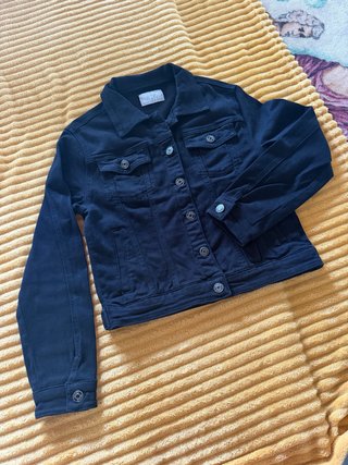 Chaqueta vaquera negra
