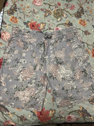 Pantalón corto estampado floral XL