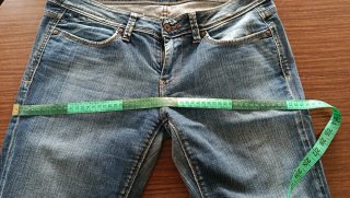 Pantalón vaquero mujer azul