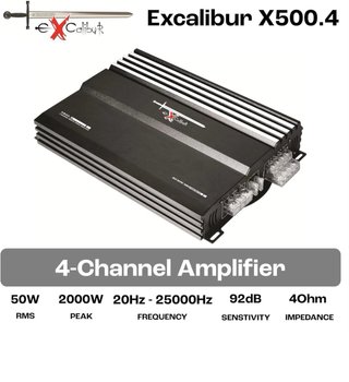 Amplificador EXCALIBUR 2000W 4 Canales