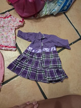Ropa para Nenuco: Vestido, Pantalón y Peto