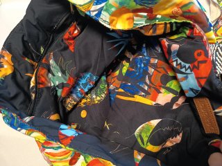 Bolso desigual con cartera bolso a juego