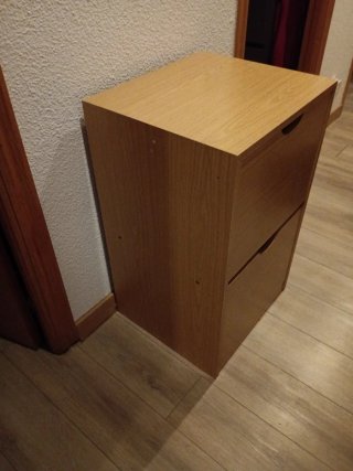 Zapatero de madera para armario