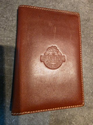 Cartera The Craftsman Piel Marrón 13x9