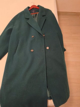Abrigo verde invierno talla XXXL