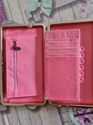 Monedero plano tarjetero estampado paisley