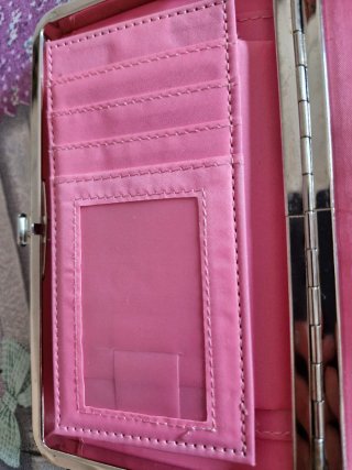 Monedero plano tarjetero estampado paisley