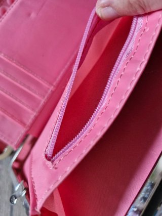 Monedero plano tarjetero estampado paisley