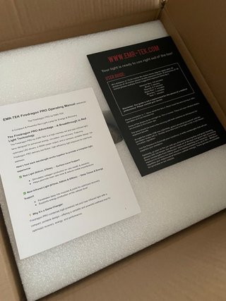 Luz roja EMR-TEK Firedragon Pro a estrenar