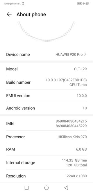 Huawei P20 Pro 128GB