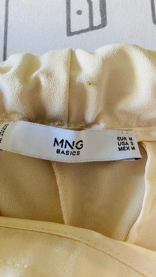 Pantalón Mango Beige Talla M