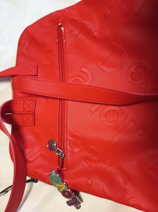 Mochila Desigual Roja con Desperfectos