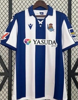 Camiseta Macron Yasuda Azul y Blanca