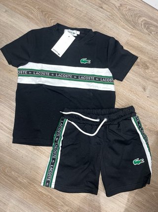 Conjunto Lacoste niño bordado