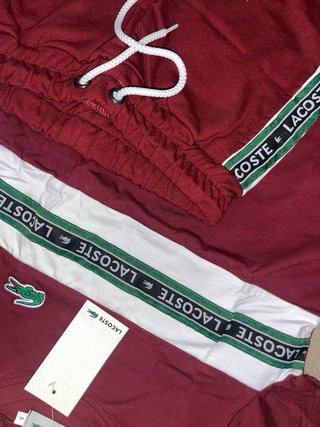 Conjunto Lacoste niño bordado