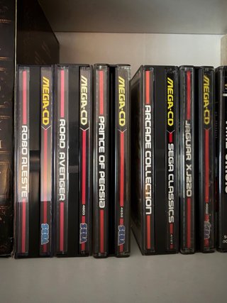 Lote Sega Mega Drive II + Mega CD 5 juegos