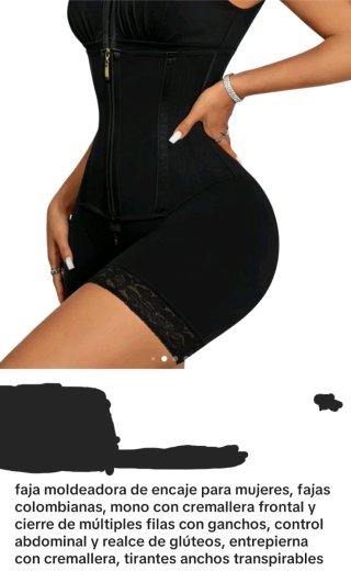 Faja Moldeadora Mujer Talle S Negra