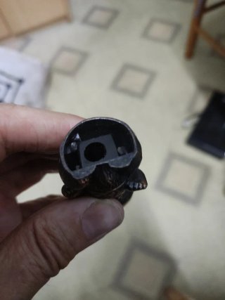 Lote: Reloj elefante y adorno de oso