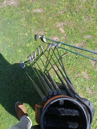 Juego de palos de golf 3 al SW driver y putter