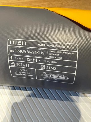 Kayak gonfiabile Itiwit