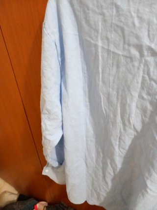 Camicia azzurra con laccio taglia M