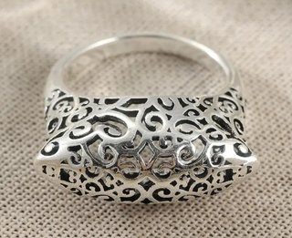 Anello vintage argento sterling tg 7
