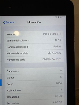 iPad Air Nero Argento