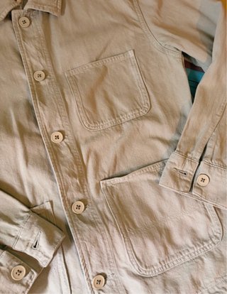 Sobrecamisa Zara Oversize Bolsillos Verde S