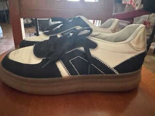 Scarpe donna bianche e nere n. 40