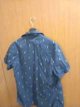 Camicia uomo fantasia ananas taglia M