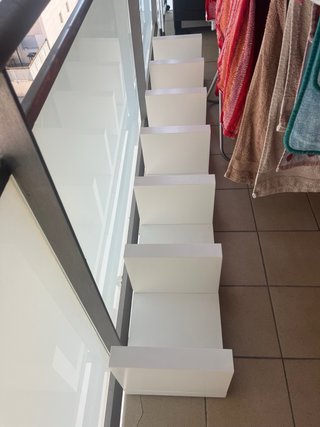 2 Scaffali Kallax 77x147, 1 Kallax 42x177, 1 Lack
