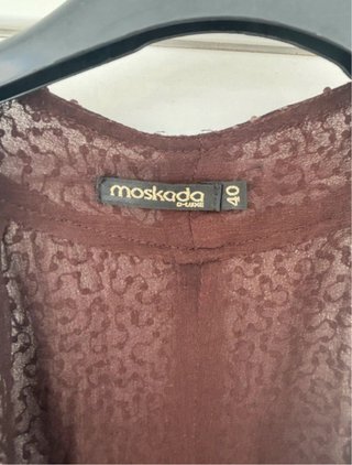 Vestido seda Moskada T40