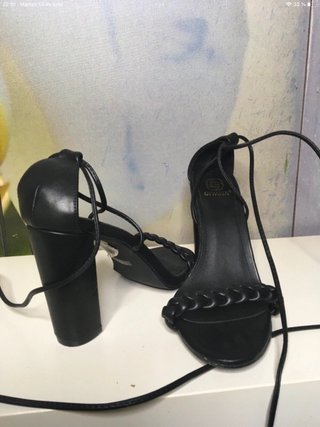 Sandalias tacón negras Givana Talla 39